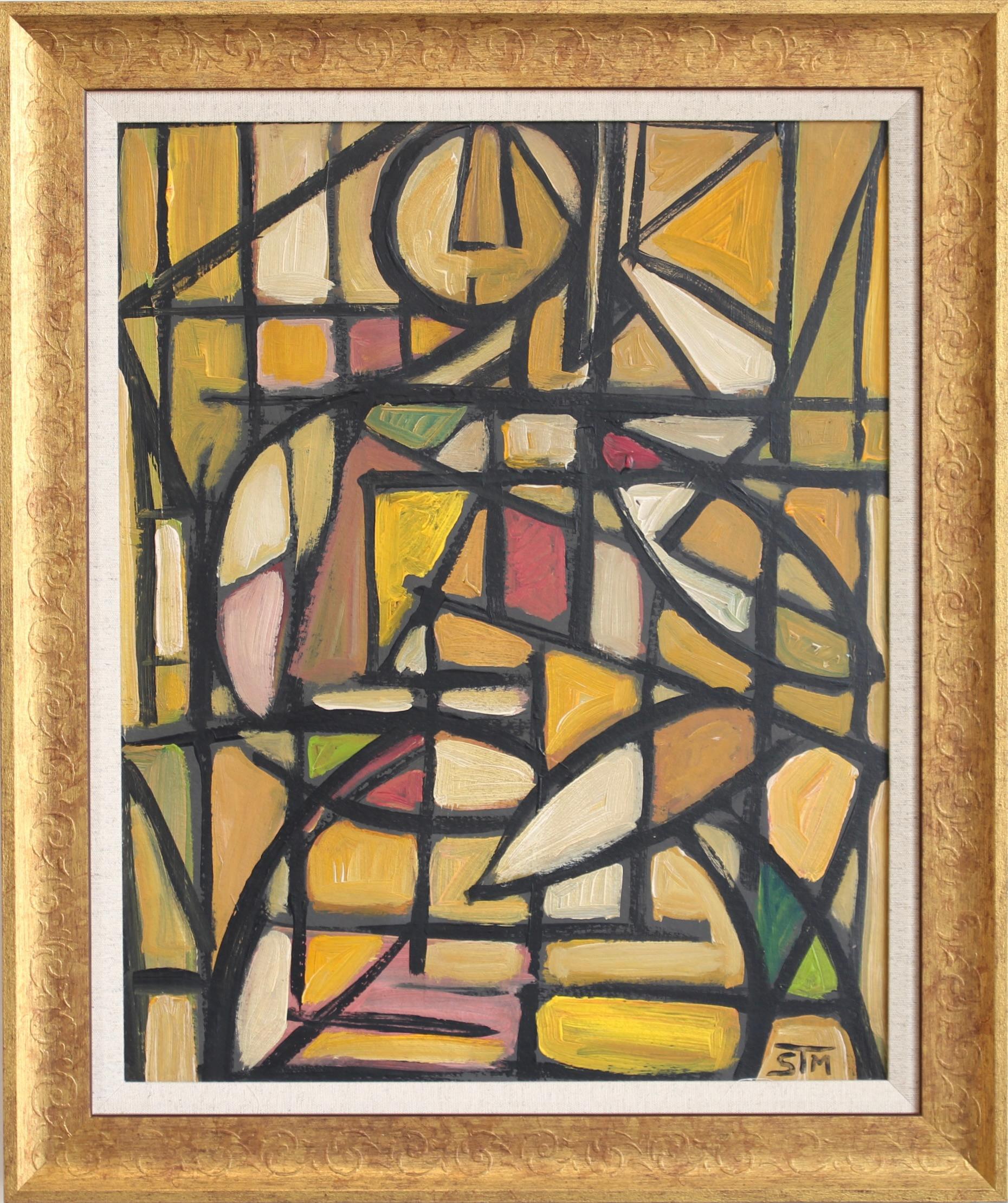 Abstract Painting STM - La série Vanguard Nr. IV : Une Collection d'abstractions européennes d'après-guerre