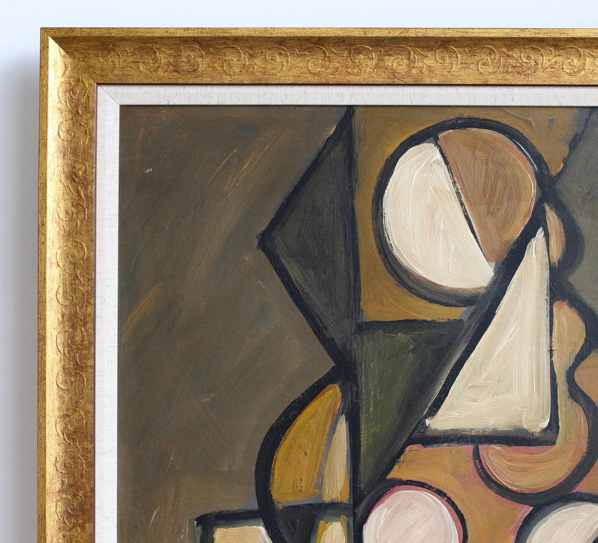 La serie Vanguardia nr. XI: Una colección de abstracciones europeas de posguerra - Painting Moderno de STM