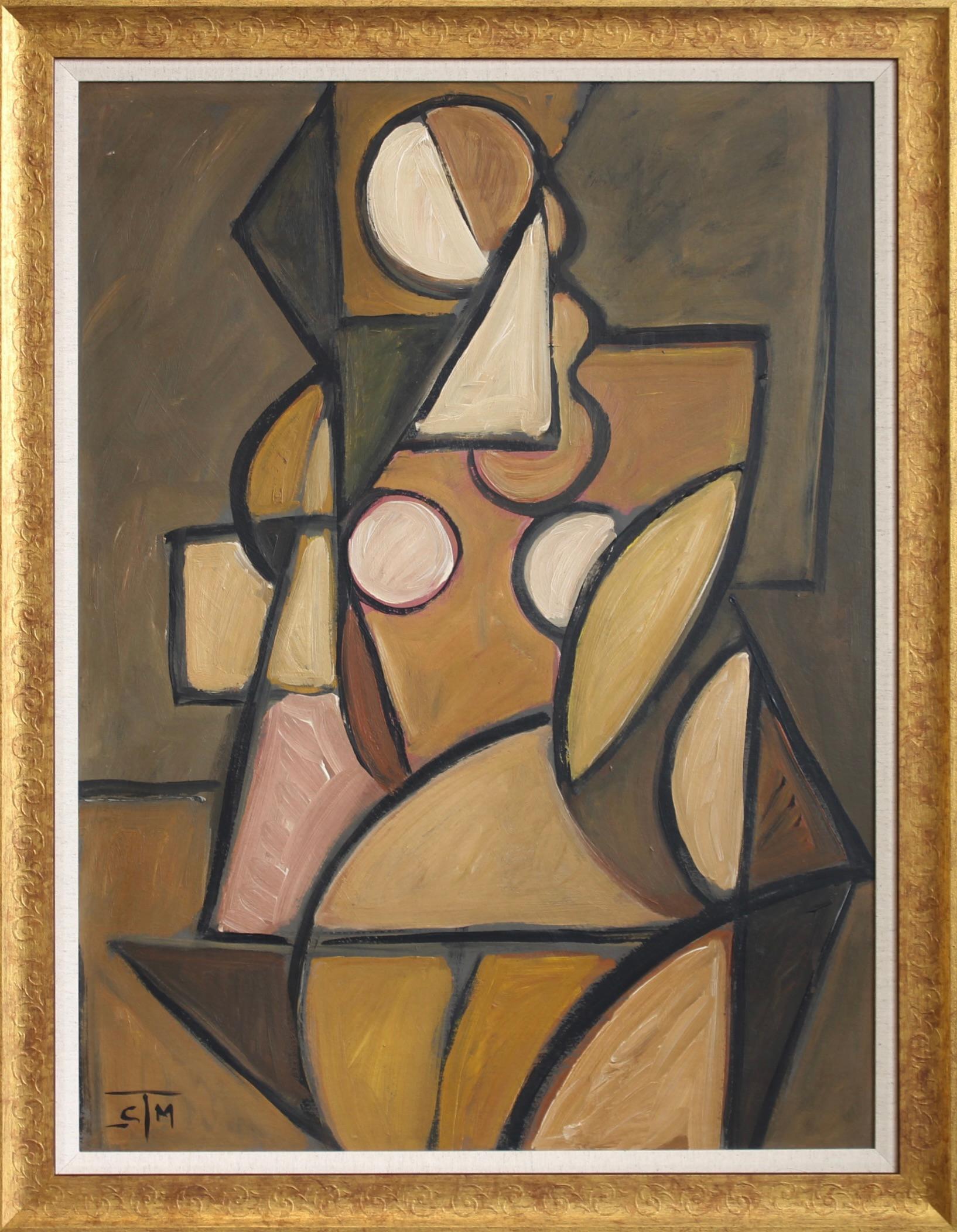 Portrait Painting de STM - La serie Vanguardia nr. XI: Una colección de abstracciones europeas de posguerra