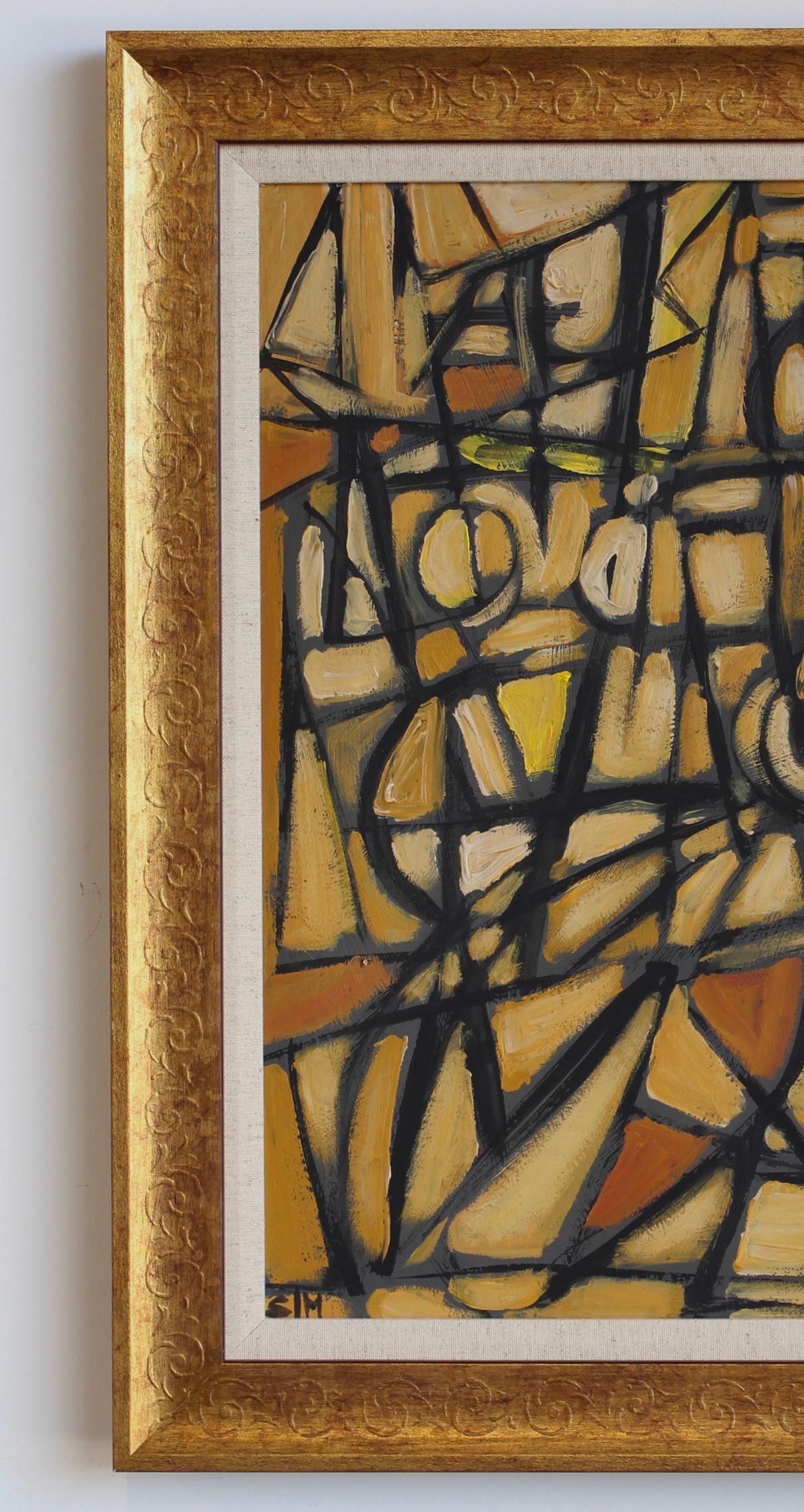 Die Vanguard-Serie Nr. XIII: Eine Collection europäischer Abstraktionen der Nachkriegszeit (Braun), Abstract Painting, von STM