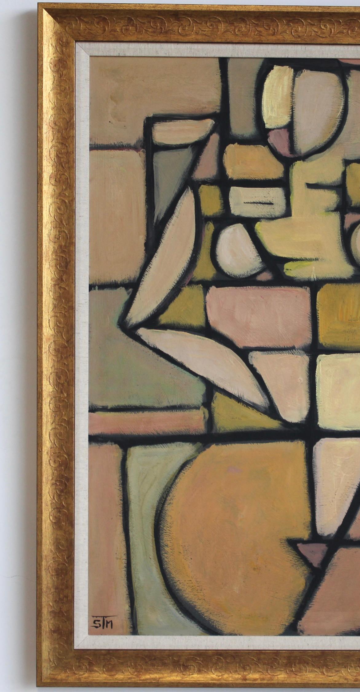 Die Vanguard-Serie Nr. XVIII: Eine Collection von europäischen Abstraktionen der Nachkriegszeit (Braun), Abstract Painting, von STM