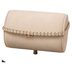 PRICE TO SELL- NO OFFERS, 16.35 Carat Natural Diamond Bracelet 14K Yellow Gold