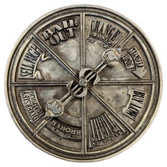 Stock Market / Dow Jones Spinner Paper Weight by Neiman Marcus