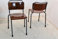 Stock of ‘TH-Delft’ Industrial Plywood Chairs by W.H. Gispen, 1952