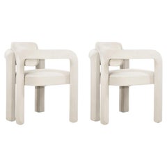 Stock set of 2 Modern Double Arch dining chair by InsidherLand
