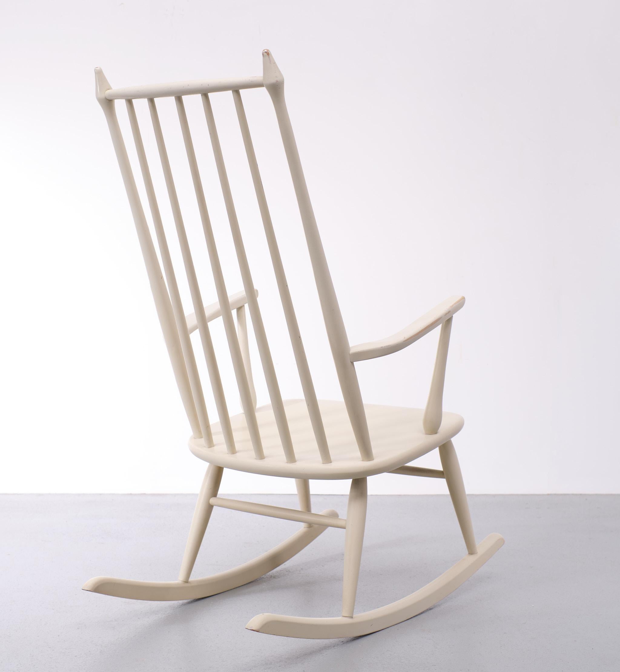 Mid-Century Modern Stocka Rocking Chair, 1960s, Sweden