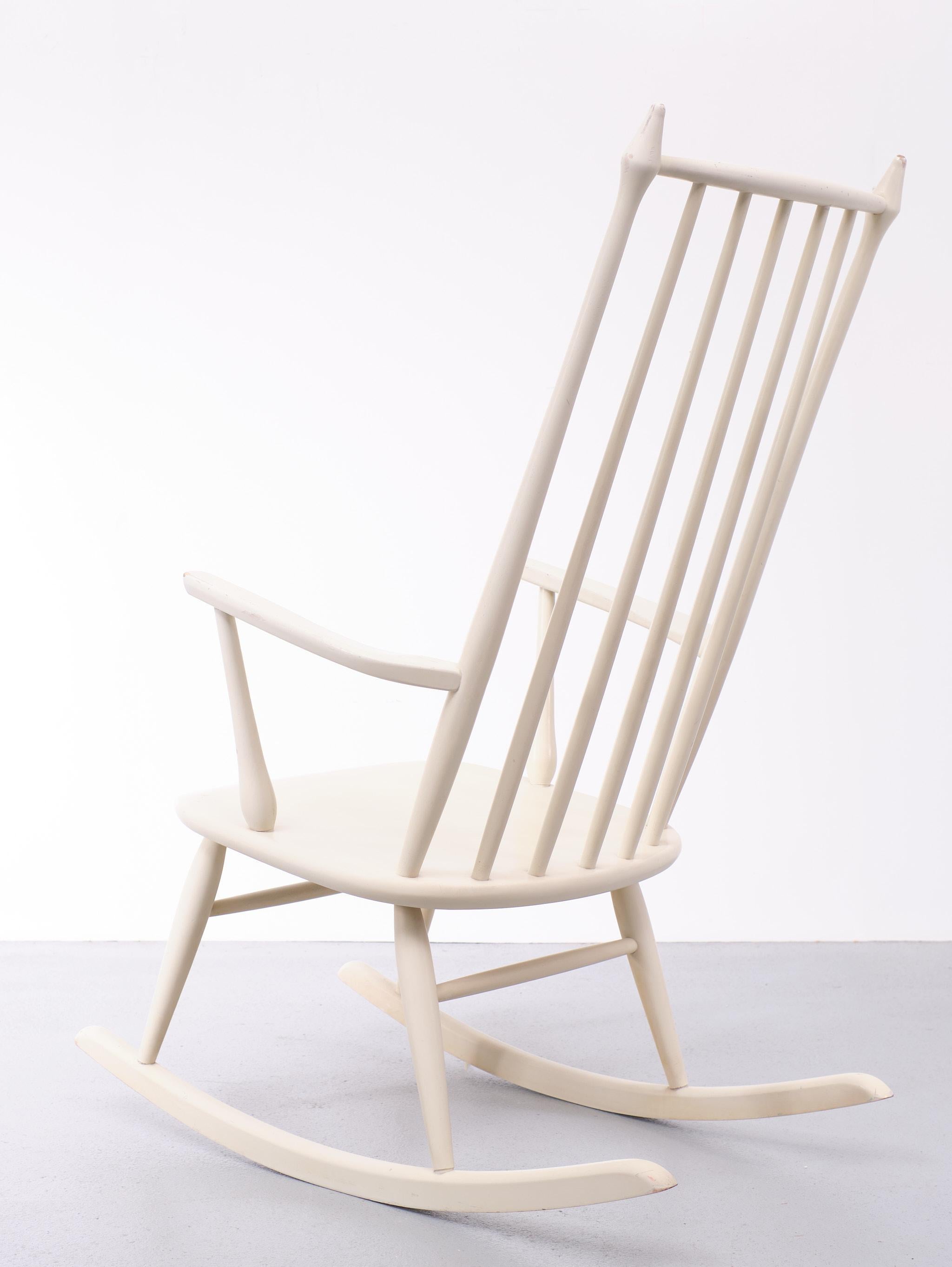Mid-20th Century Stocka Rocking Chair, 1960s, Sweden