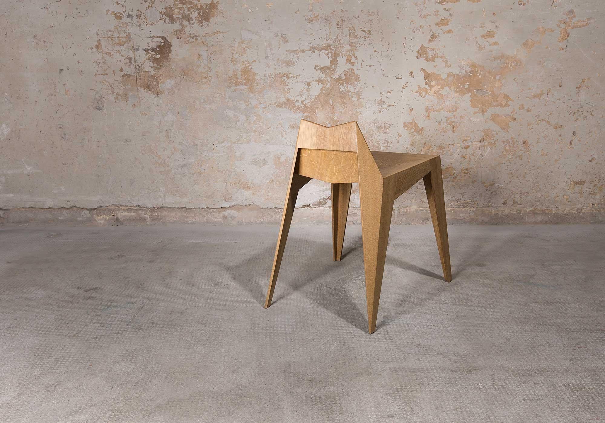 German Stocker Chair Stool by Matthias Scherzinger