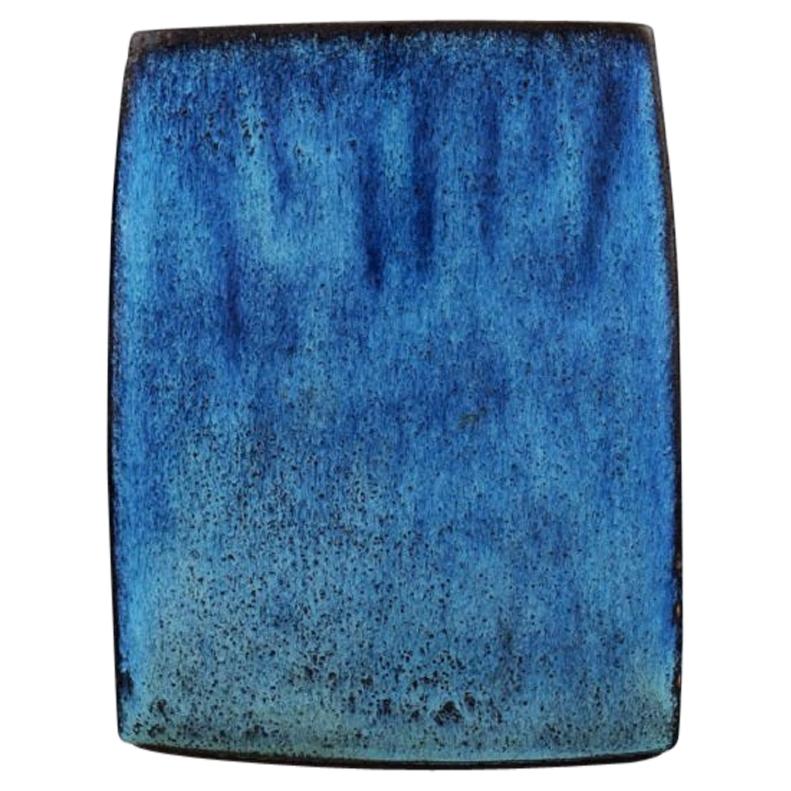 Stogo, Denmark, Stylish Vase in Glazed Ceramics, 1960s-1970s