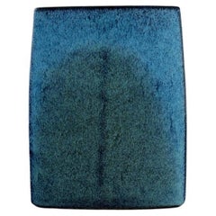 Stogo, Denmark, Stylish Vase in Glazed Ceramics, 1960s/70s