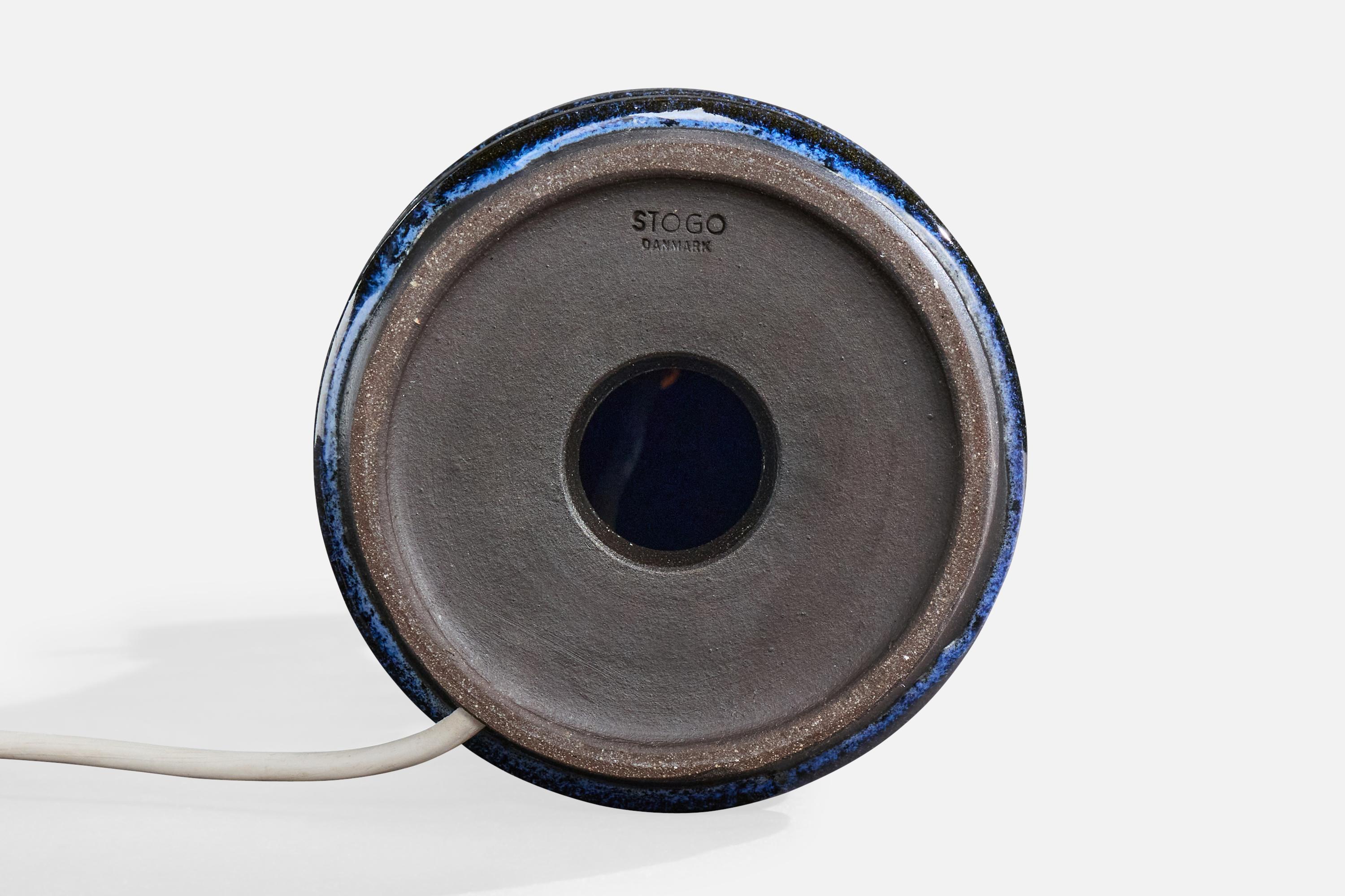 Stogo, Table Lamp, Stoneware, Denmark, 1960s For Sale 1