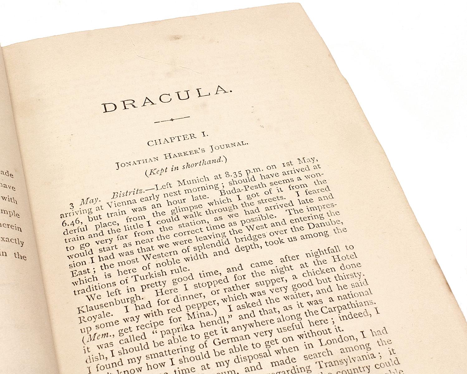 first edition dracula