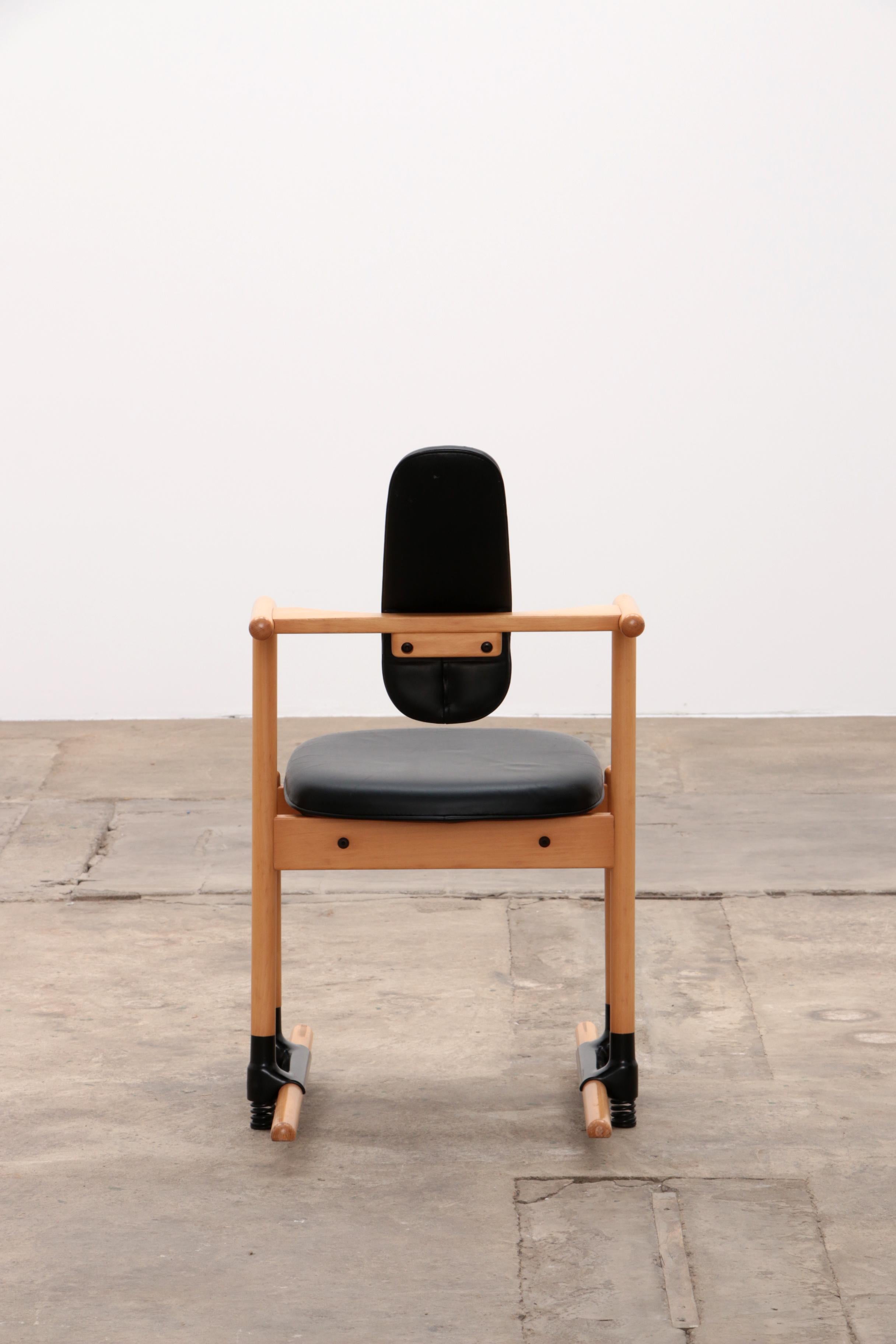 Juego de comedor Stokke Mesa grande con 8 sillas Diseño Peter Opsvik, 1990 en venta 13