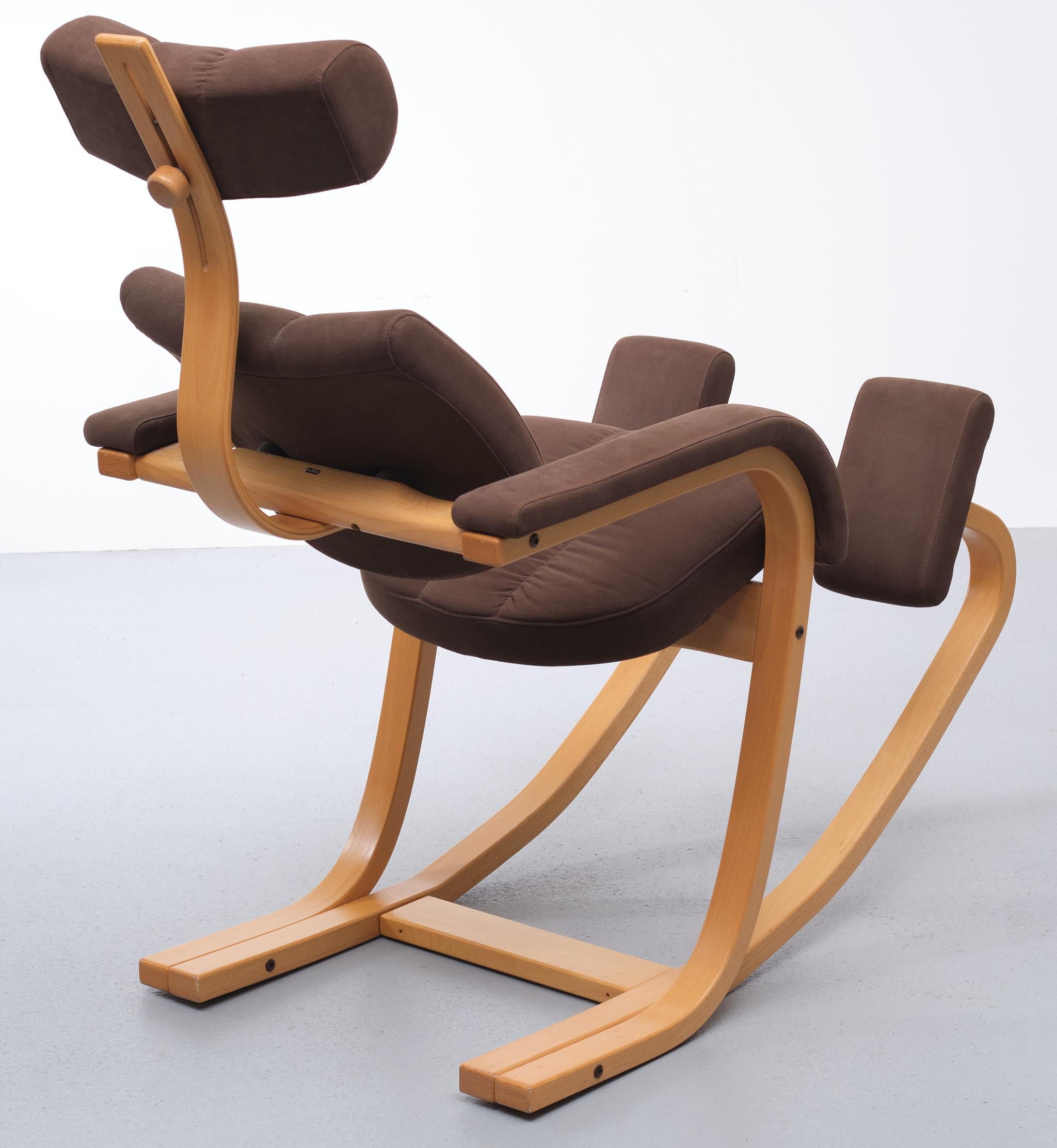 Norwegian Stokke Duo Balance Ergonomic Rocking Chair Peter Opsvik 1980s