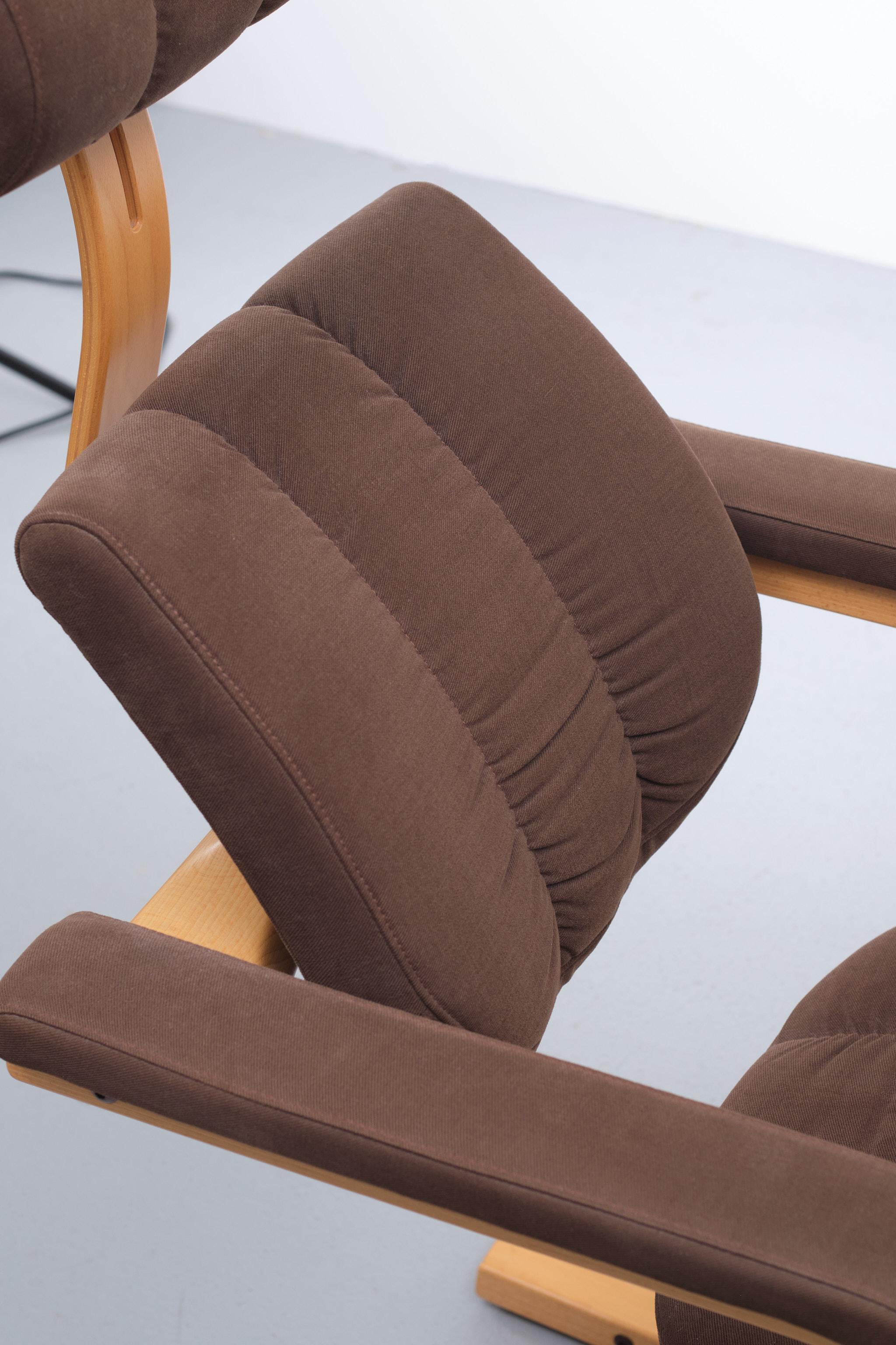 Stokke Duo Balance Ergonomic Rocking Chair Peter Opsvik 1980s In Good Condition In Den Haag, NL