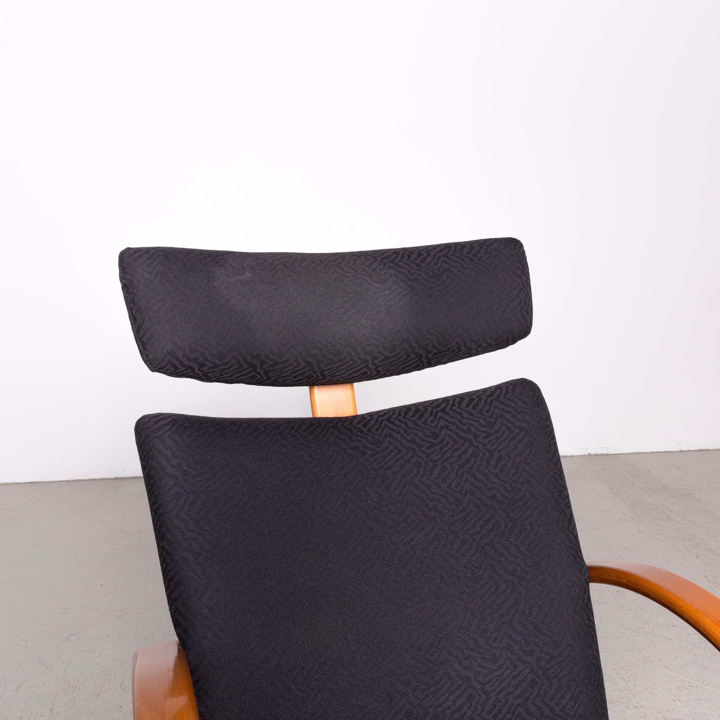 Fauteuil à bascule Stokke Gravity Balans en tissu noir de Peter en vente 2