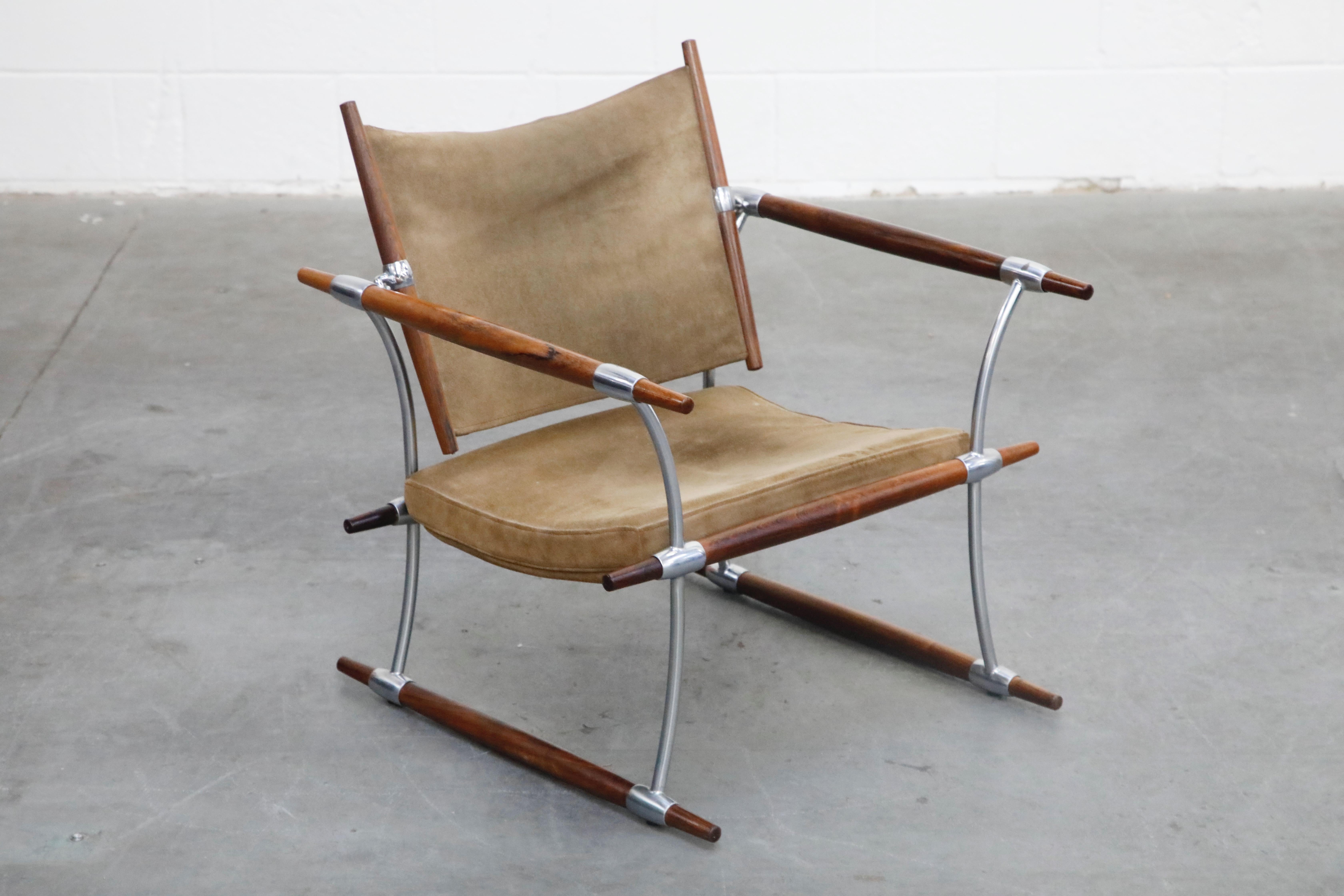 'Stokke' Lounge Chair by Jens H. Quistgaard for Nissen Langaa, 1960s, Signed In Good Condition In Los Angeles, CA