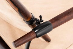 Stokke Rosewood & Suede Lounge Chair by Jens H. Quistgaard for Nissen Langaa