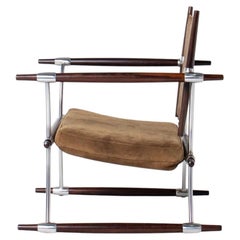 Stokke Rosewood & Suede Lounge Chair by Jens H. Quistgaard for Nissen Langaa