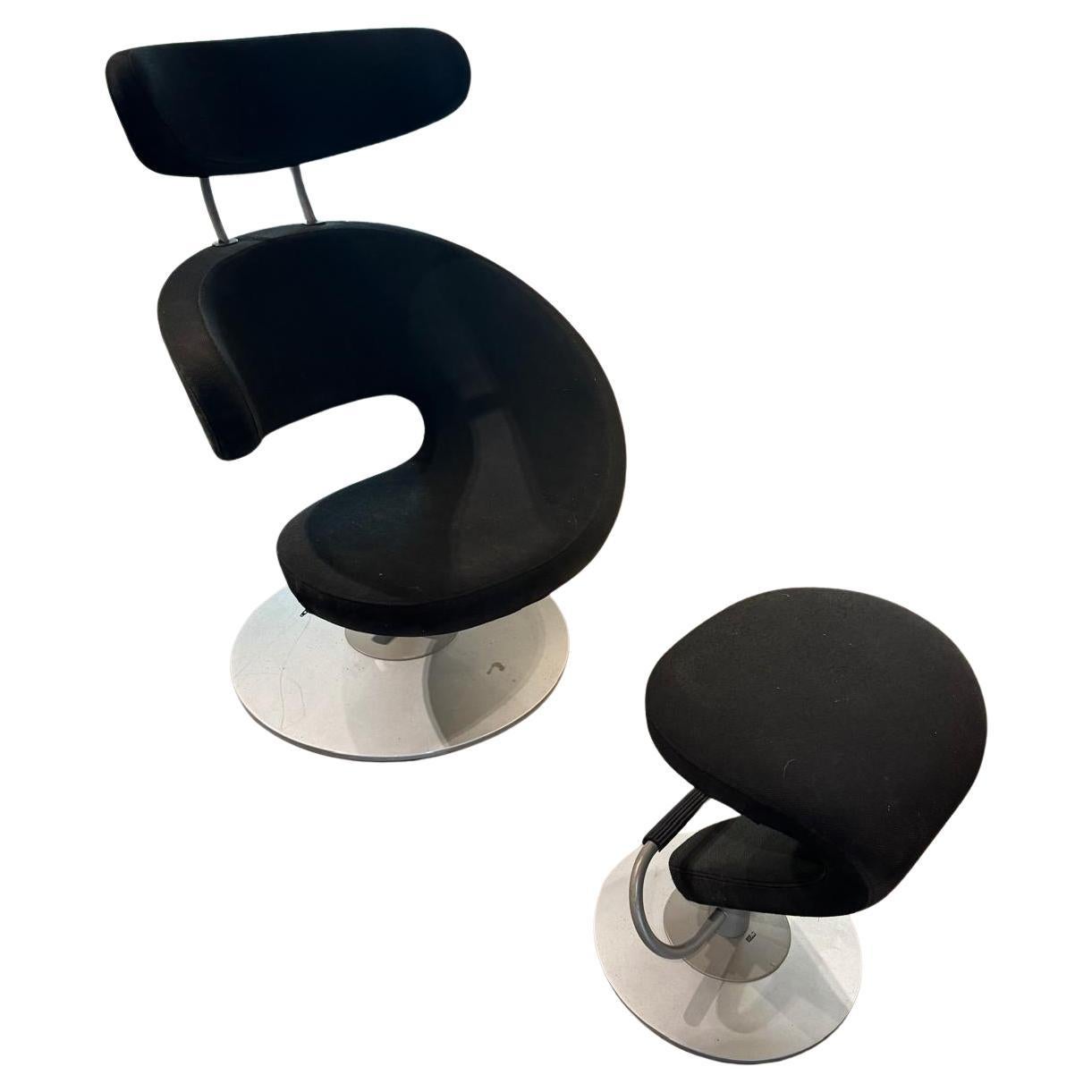 Stokke Variér Peel Sessel + Fußhocker im Angebot