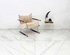 Stokkestol Chair, Jens Quistgaard for Nissen Langaa, Rosewood, Sheepskin, 1960's