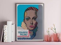 Stolen Kisses (Baisers Volés) 1970 Czech A3 Film Poster, Karel Machalek