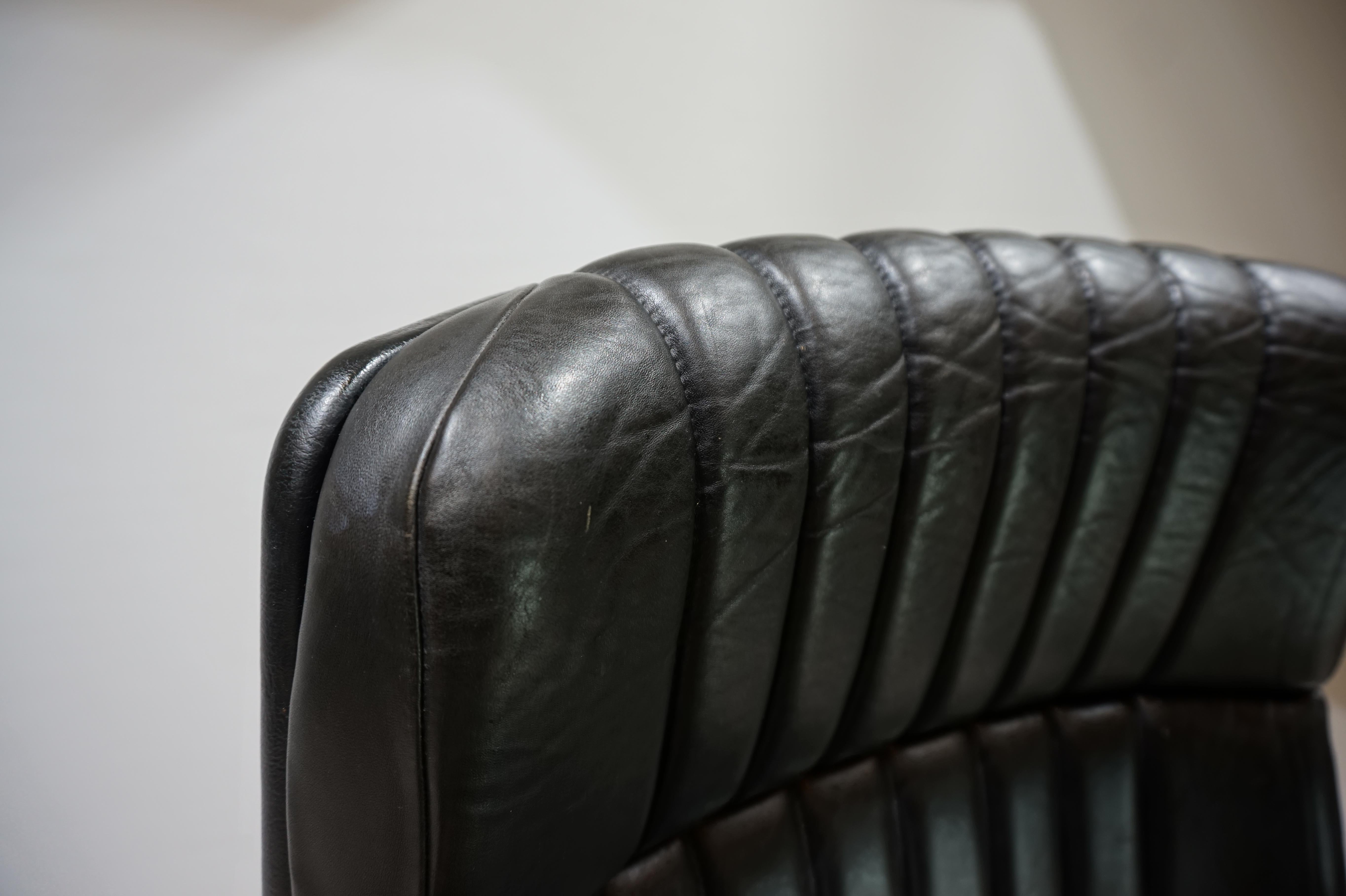 Stoll Giroflex 7014 leather office chair 9