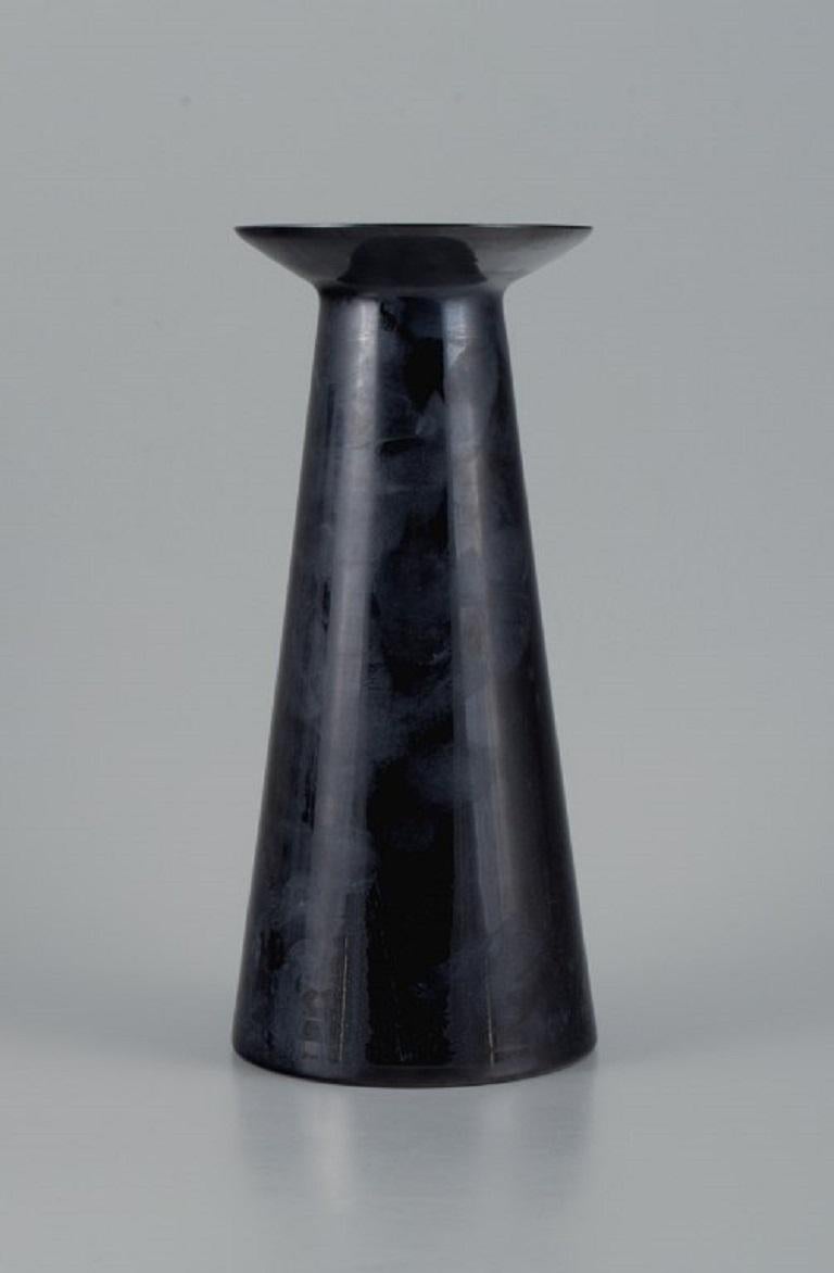 Austrian Stölzle-Oberglas AG, Three Art Glass Vases, 1980s For Sale