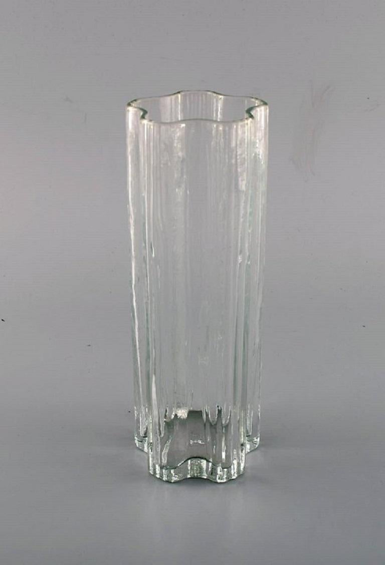 Austrian Stölzle-oberglas, Austria, 11 Vienna Vases in Clear Art Glass, 1980s For Sale