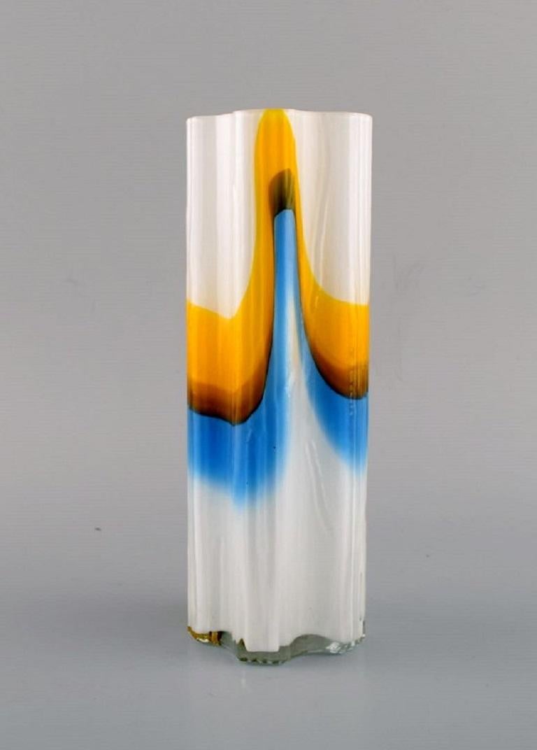 Modern Stölzle-Oberglas, Austria, Twelve Vienna Vases in Art Glass, 1980s For Sale