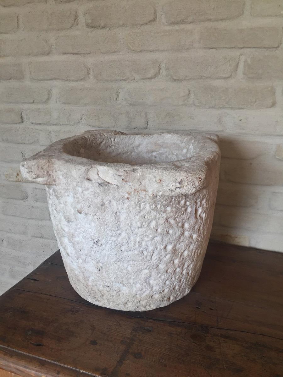 Stone 17th Century Mortar For Sale 2