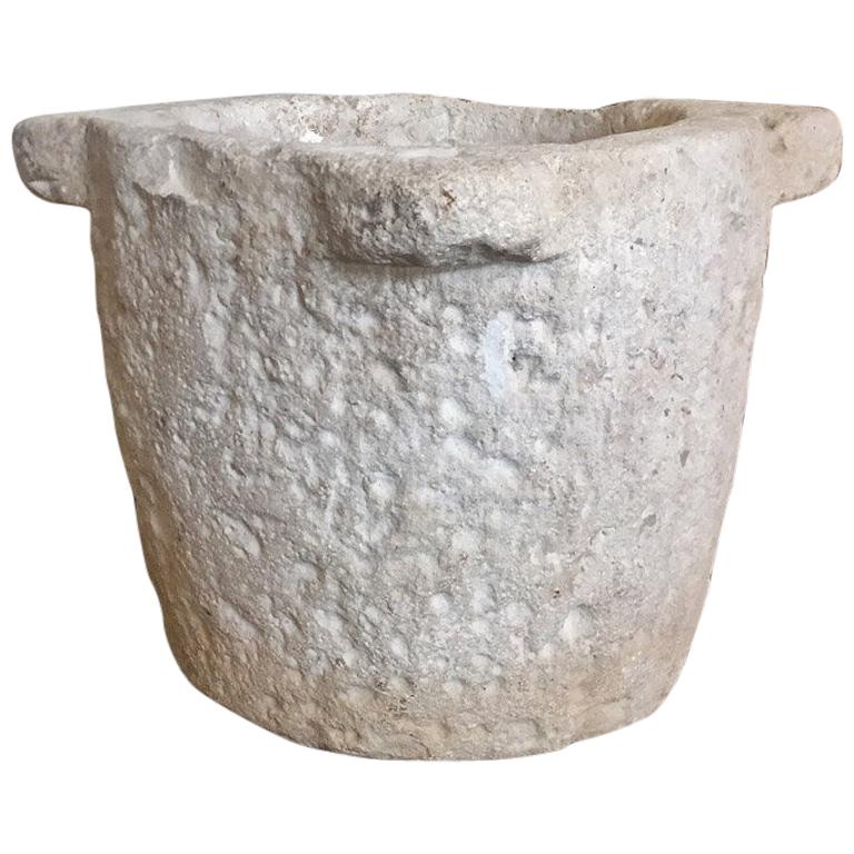 Stone 17th Century Mortar For Sale