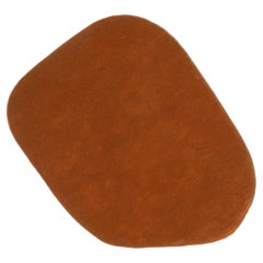 'Stone 5' Brick Red Hand-Tufted Wool Rug by Nanimarquina