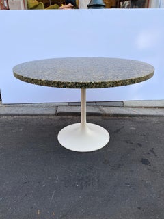 Stone and Resin Round Table in the Style of Pierre Giraudon