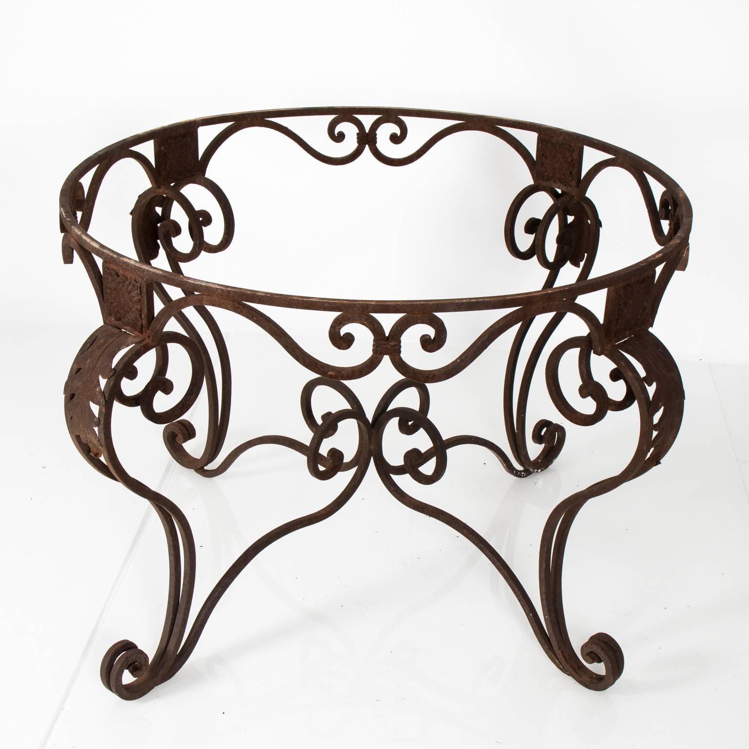 Stone and Tile Top Garden Table For Sale at 1stDibs stone top garden