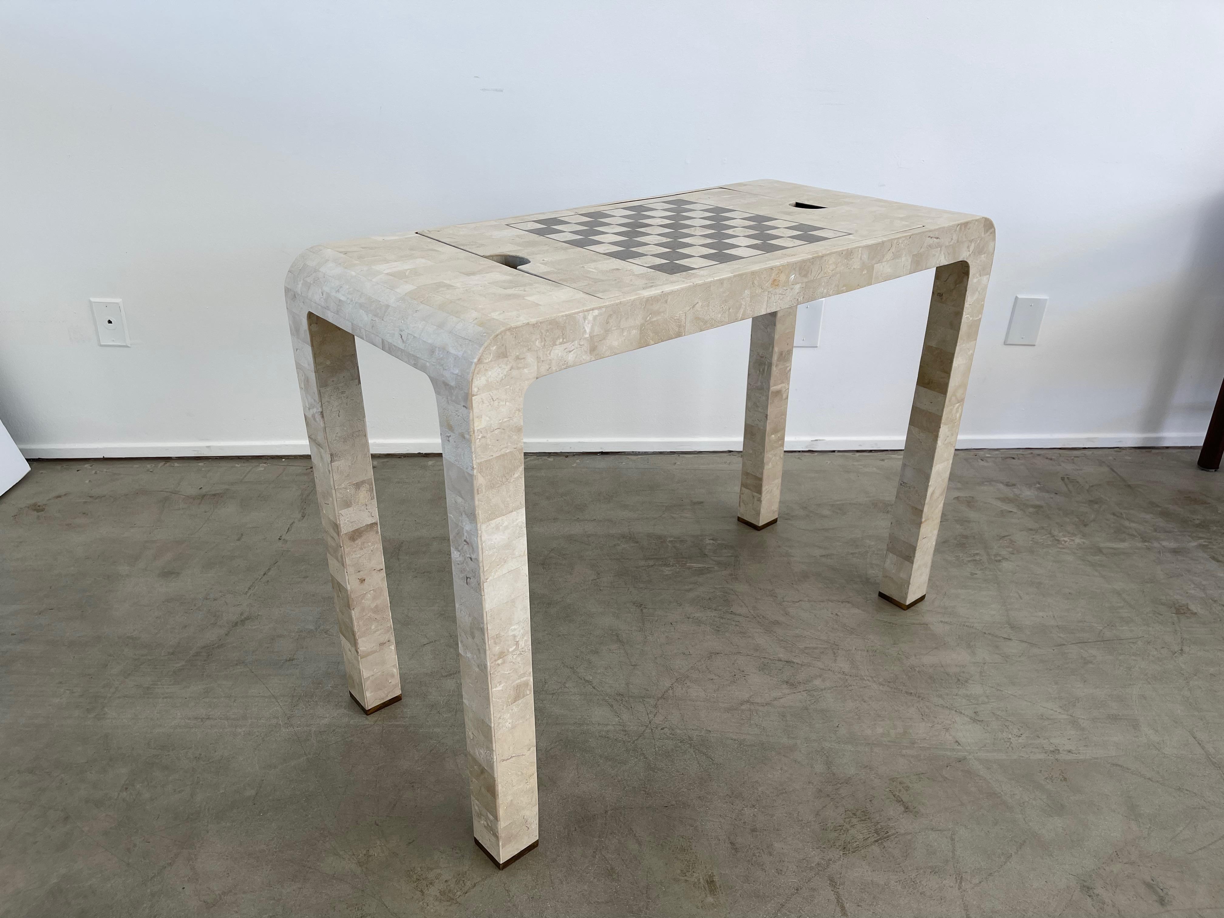 Stone Backgammon/Checkers Table 7