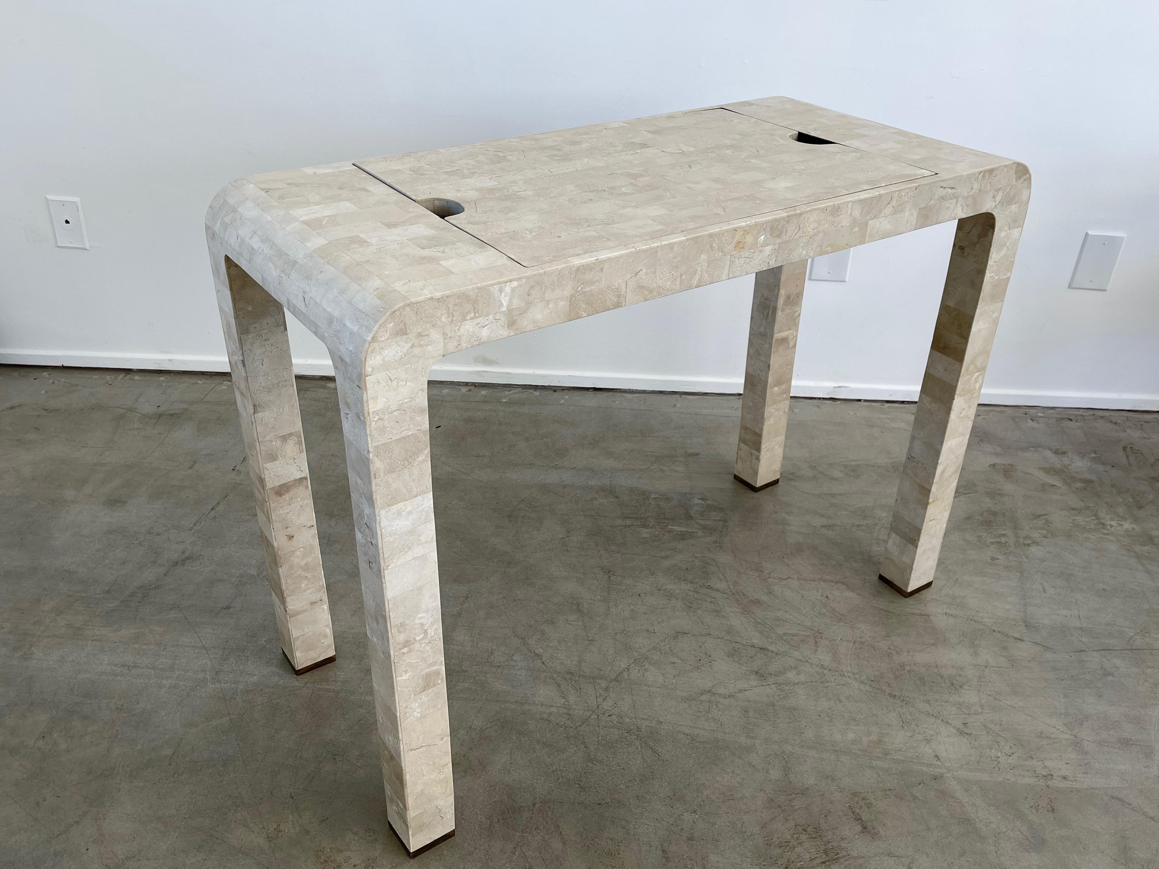 American Stone Backgammon/Checkers Table