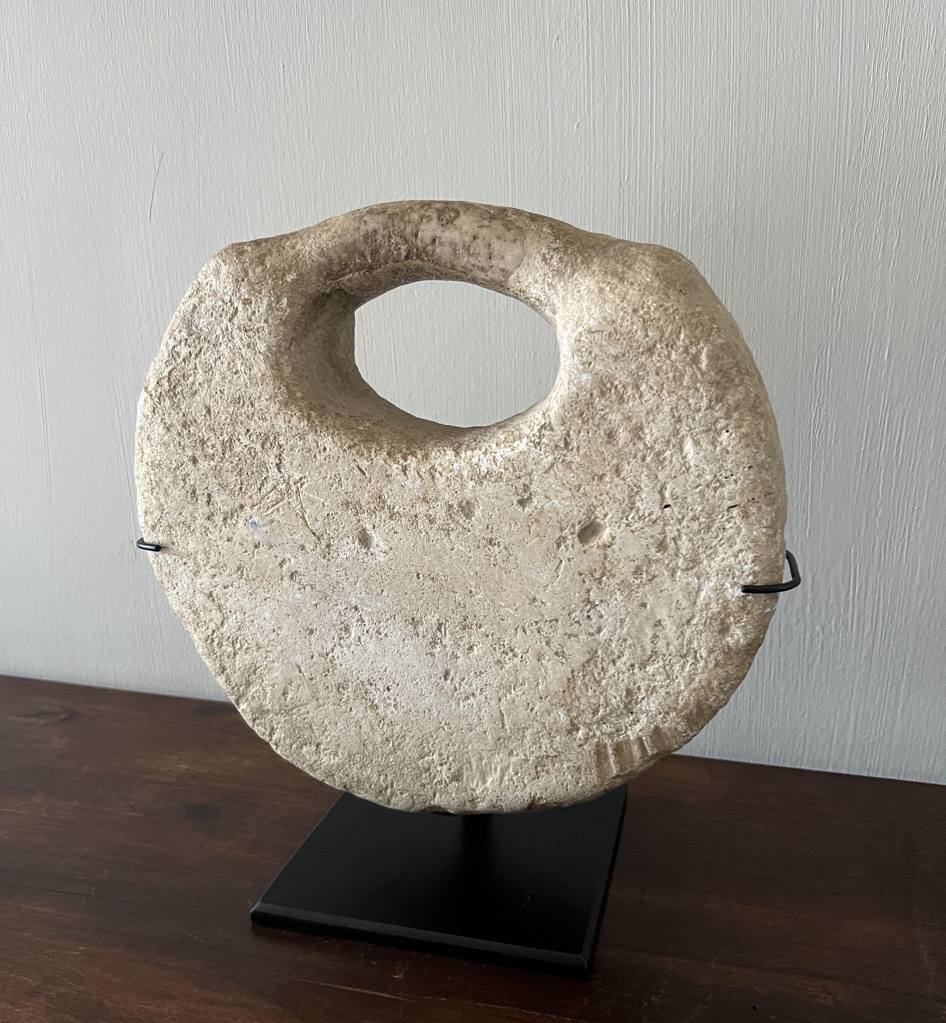 Stone Bactrian disc Idol 4