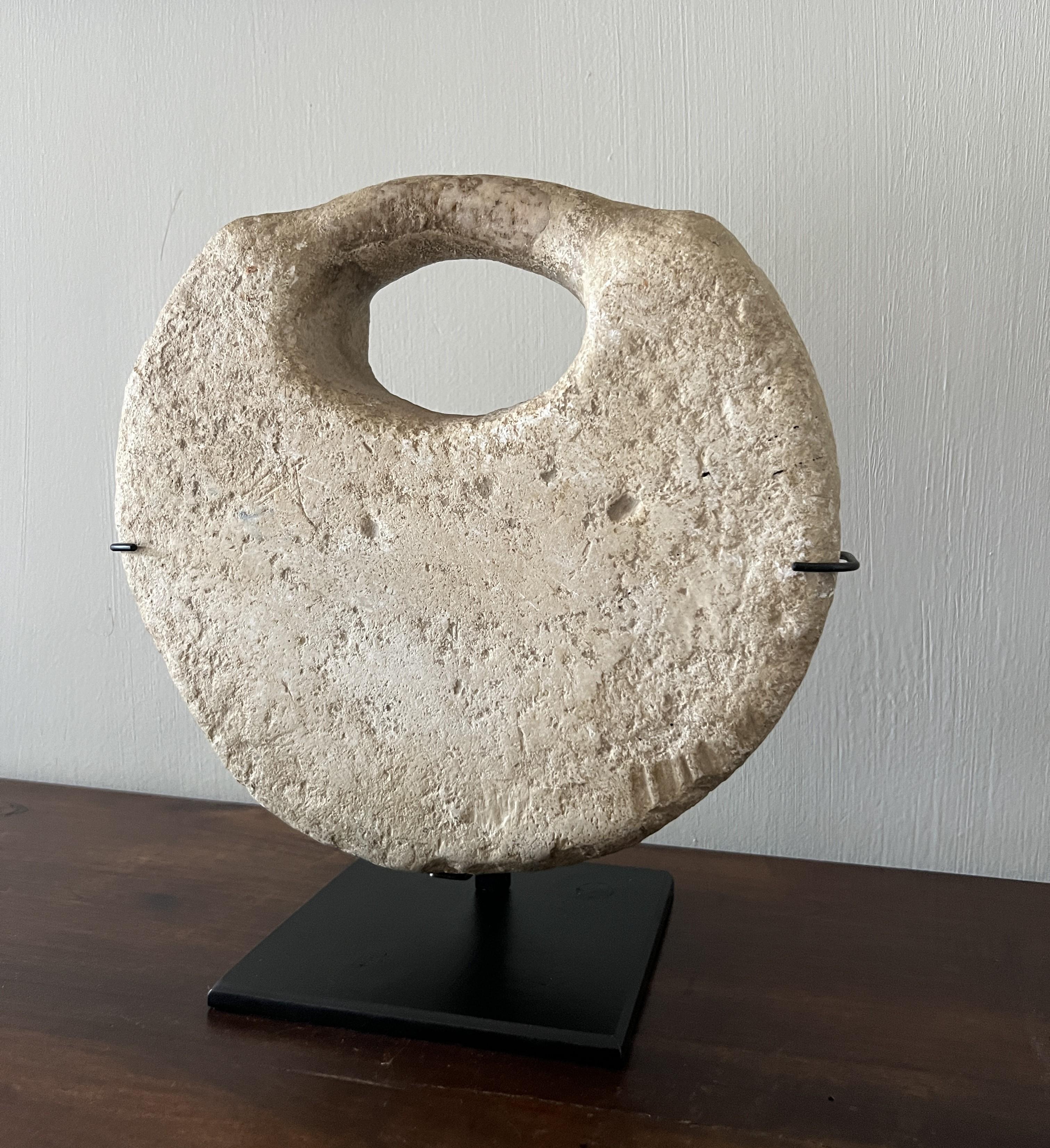Stone Bactrian disc Idol 6