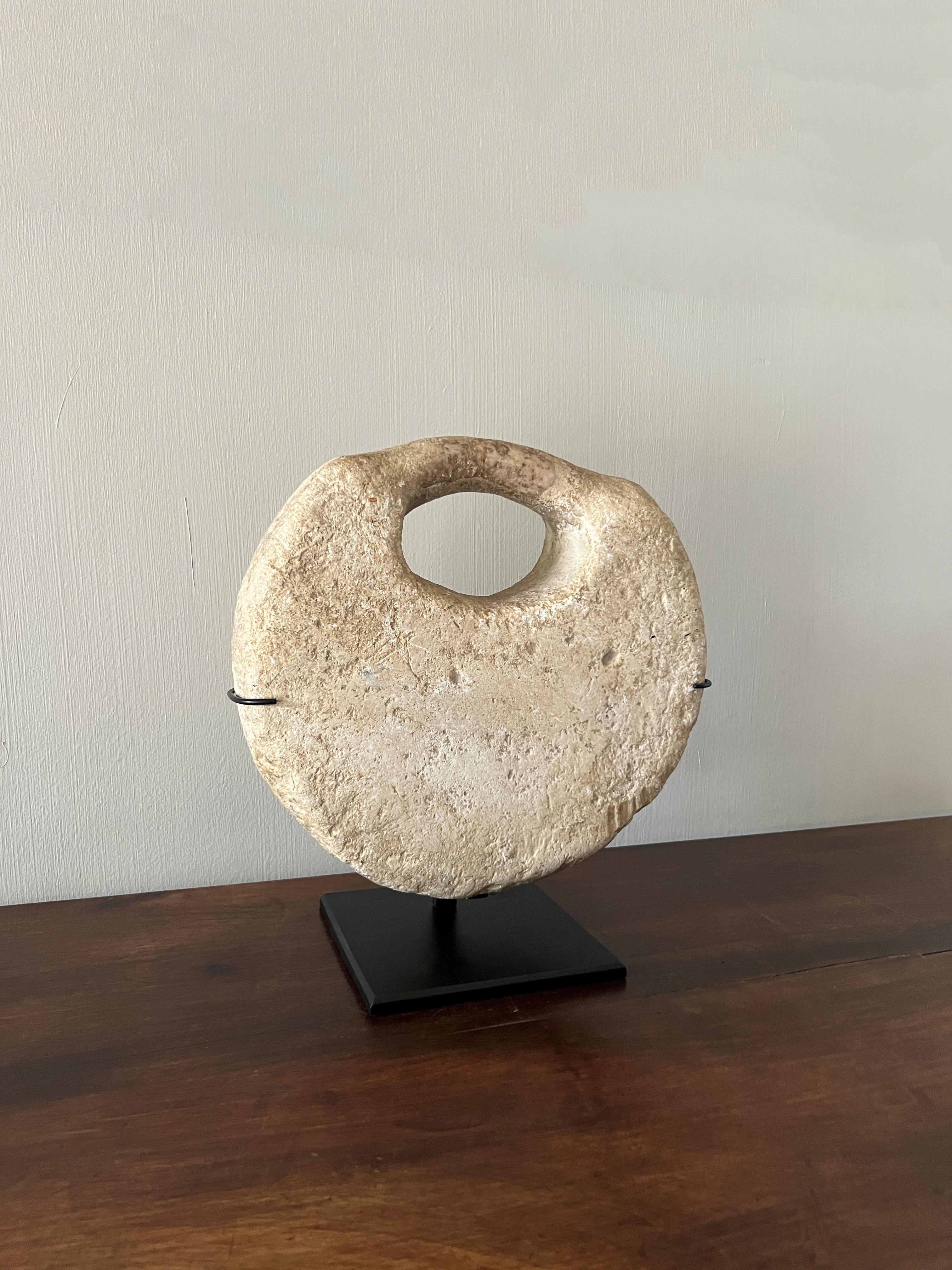 Sandstone Stone Bactrian disc Idol