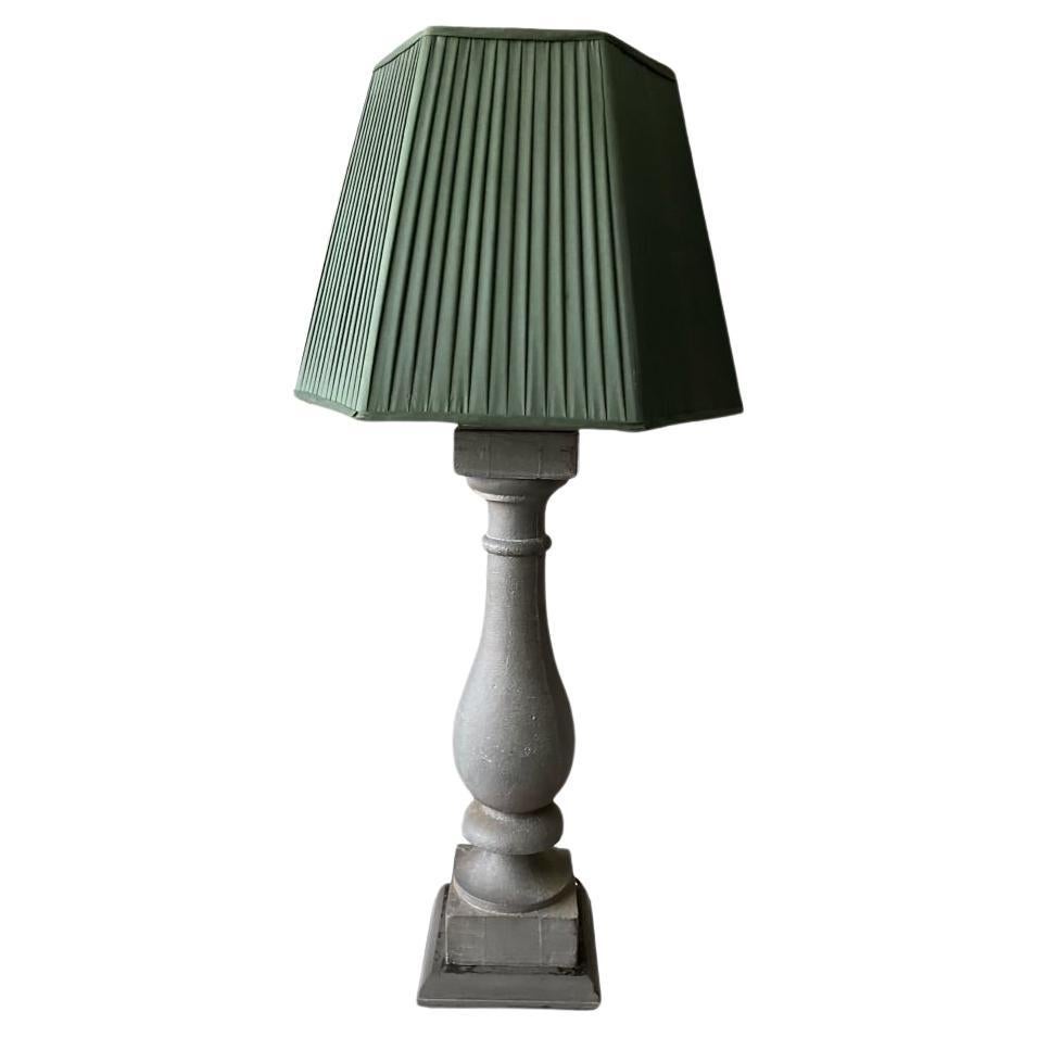 Stone Baluster Lamp