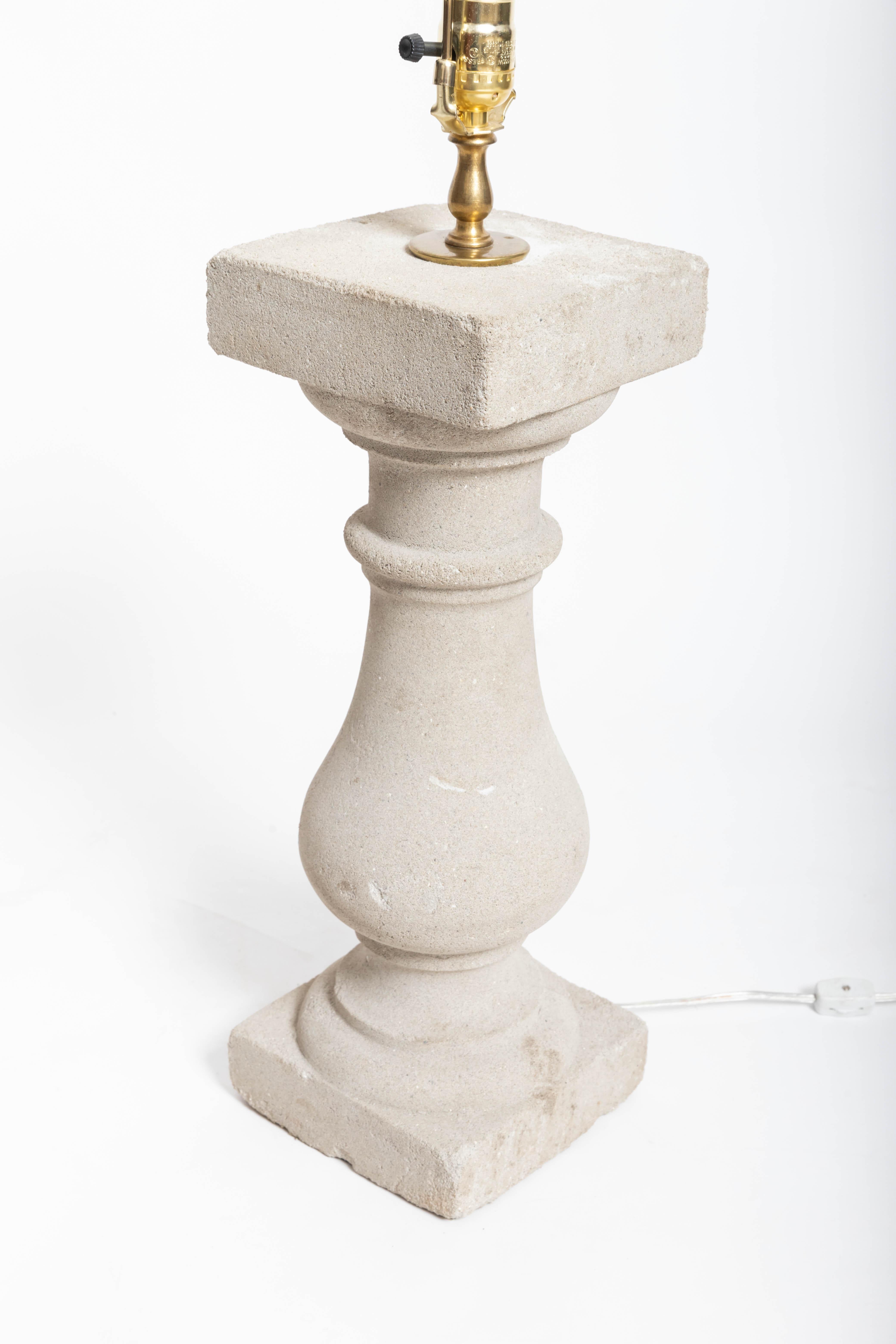 Stone Balustrade Lamp For Sale 2