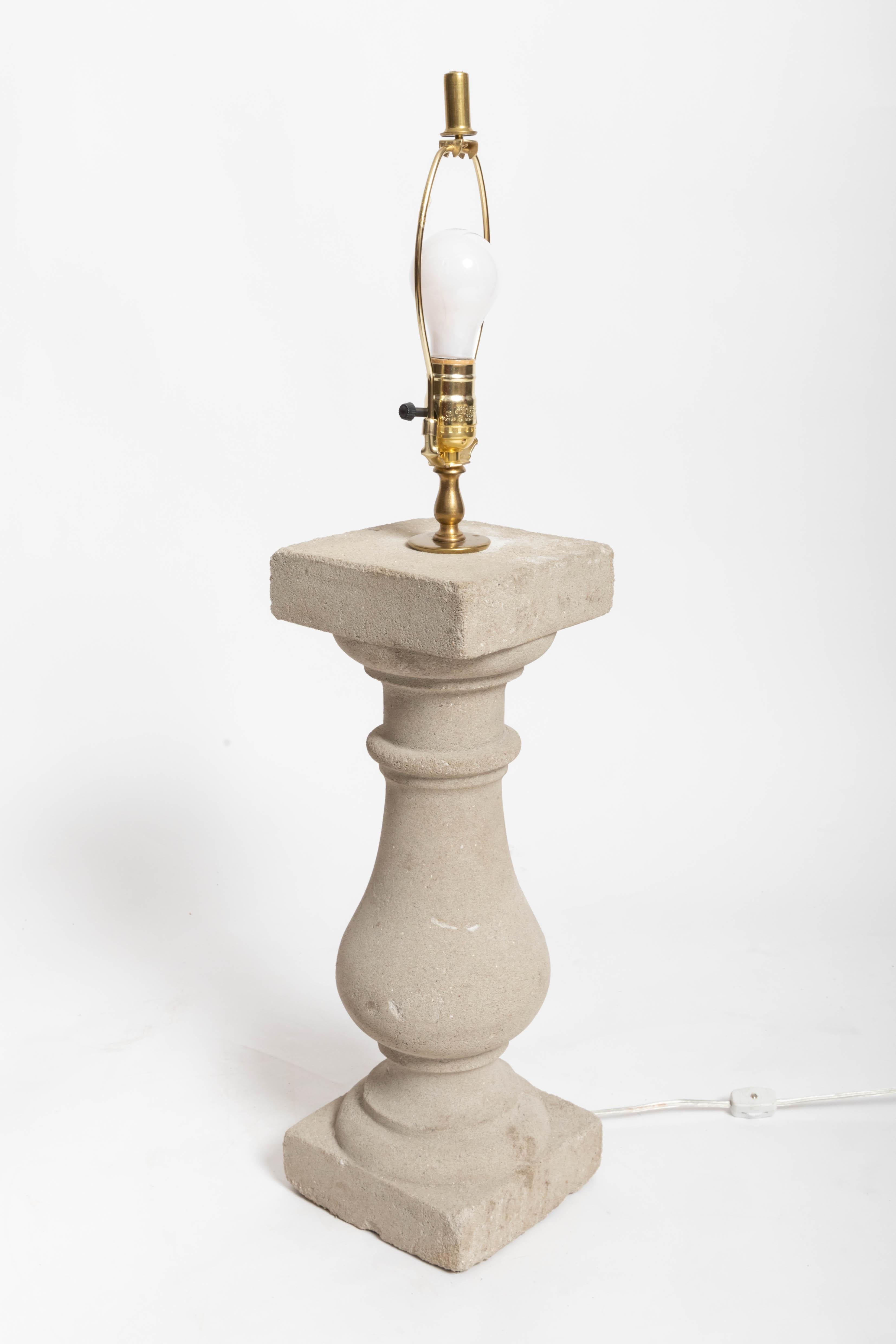 Stone Balustrade Lamp For Sale 1
