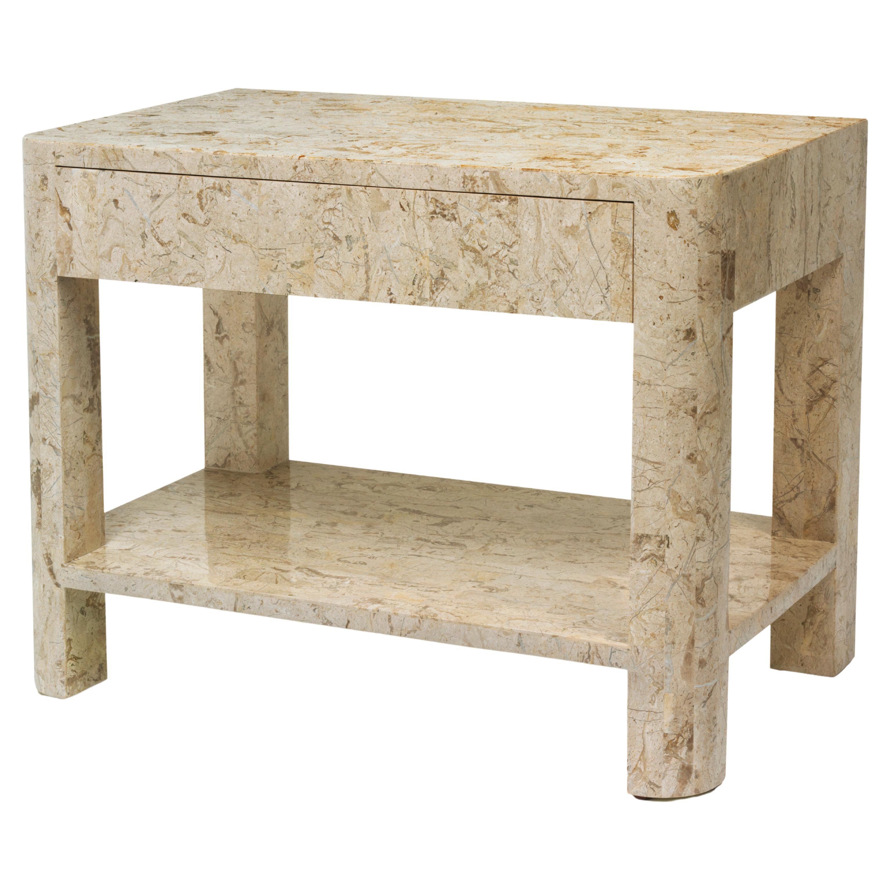 Stone Bedside Table For Sale