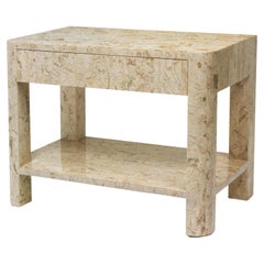 Stone Bedside Table