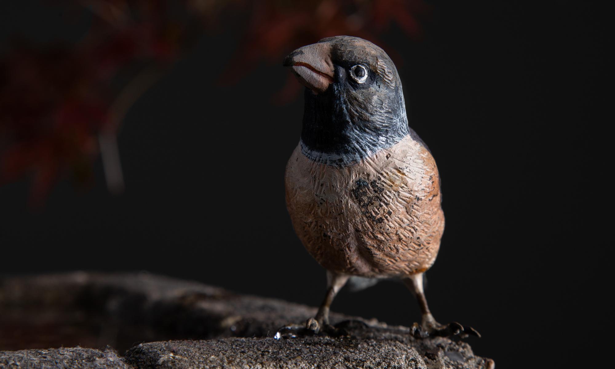 Stone Bird Bath, England, circa 1950 In Good Condition In Culver City, CA
