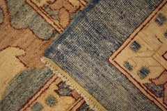Tappeti Stone Blue, Tappeto fatto a mano in stile Zeigler, Tappeto da salotto over size