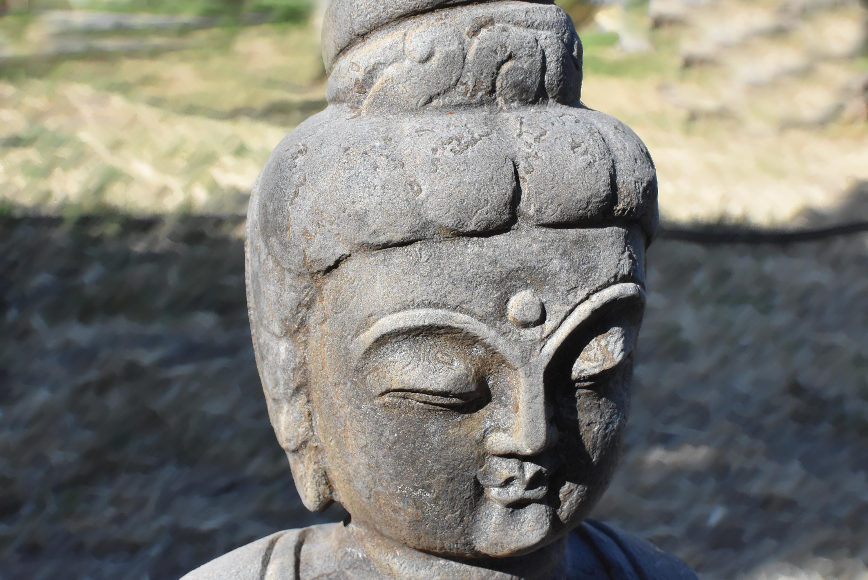 Stone Bodhisattva Statue Kwan Yin as an Teacher 8