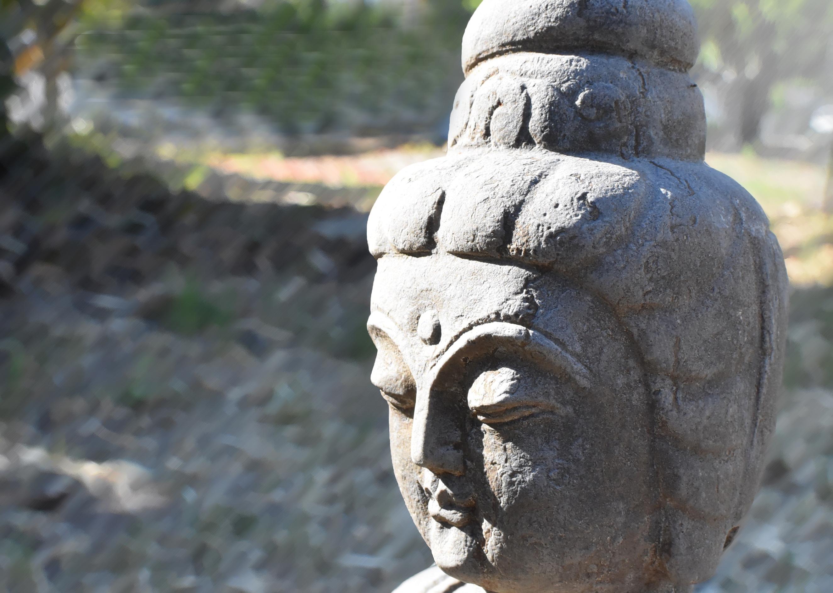 Stone Bodhisattva Statue Kwan Yin as an Teacher 10
