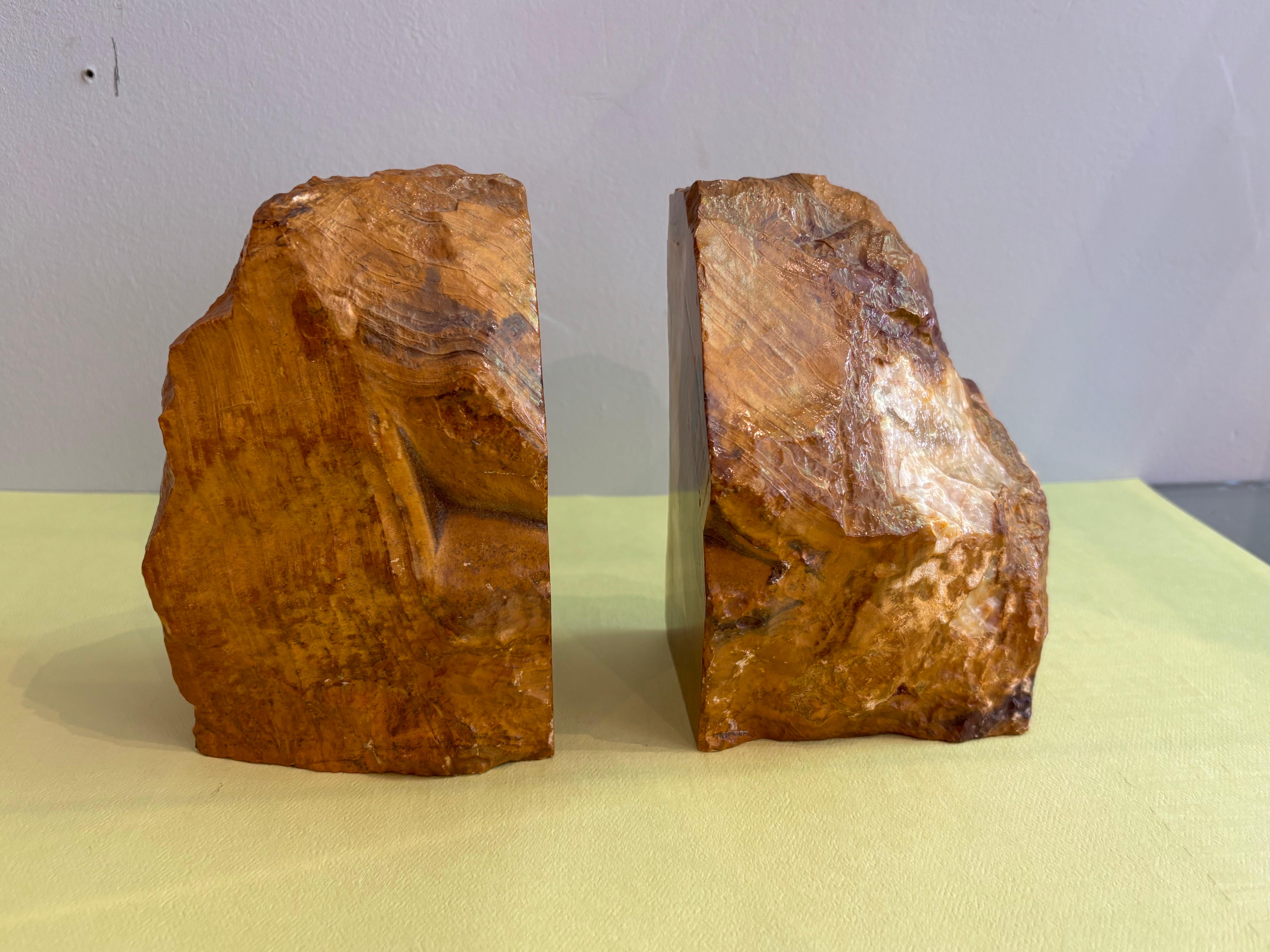 Stone Bookends, nice color weight and size!  Ready to go!